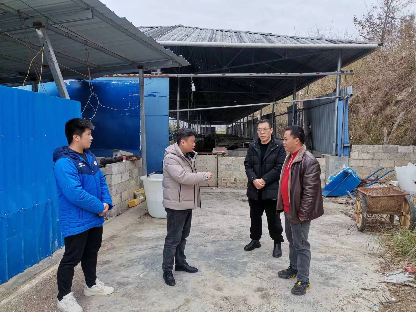 能礦錳業(yè)黨委副書記、代總經(jīng)理楊曲波一行到里懷村開展鄉(xiāng)村振興幫扶工作